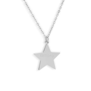 Custom/Personalized Star Pendant Necklace