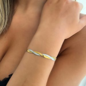 Two-Tone Medusa Bracelet