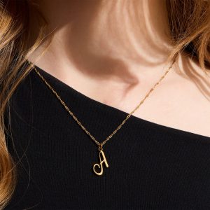 Golden Letter Necklace