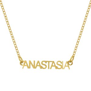 Custom/Personalized Nameplate Cable Necklace
